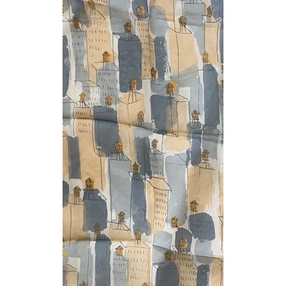 Vintage VERA Neumann Scarf ~ Ladybug Signed ~ sheer ~ Gray - Picture 7 of 8